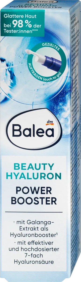 Balea, Beauty Hyaluron, Power Booster Serum, 10 ml