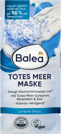 Balea, Face mask Dead Sea (2x8 ml), 16 ml