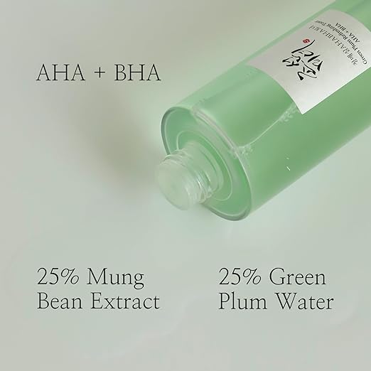 Beauty of Joseon Green Plum Refreshing Toner: AHA + BHA 150ml, Korean Skincare