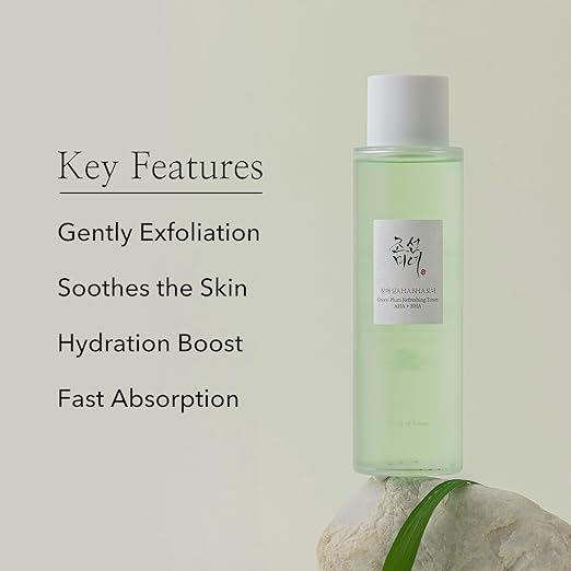 Beauty of Joseon Green Plum Refreshing Toner: AHA + BHA 150ml, Korean Skincare