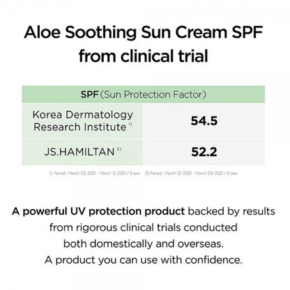 Cosrx Aloe Soothing Sun Cream SPF50+, Korean Skincare