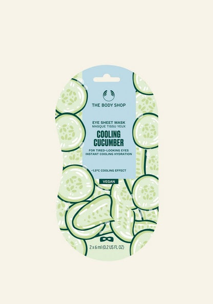 The Body Shop Eye Sheet Mask Cooling Cucumber 2x6 ml