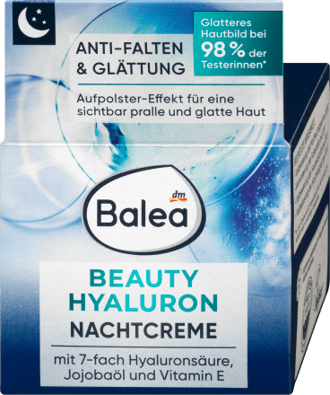 Balea, Beauty Hyaluron, Night Face Cream, 50 ml