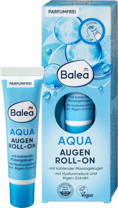 Balea, Eye Cream Aqua Eye Roll-On, 15 ml