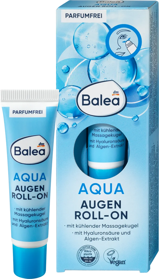 Balea, Eye Cream Aqua Eye Roll-On, 15 ml