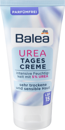 Balea, Urea, Day cream 5% Urea, LSF 15, 50 ml