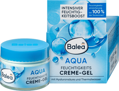 Balea, Aqua, Face cream, moisturising gel, 50 ml