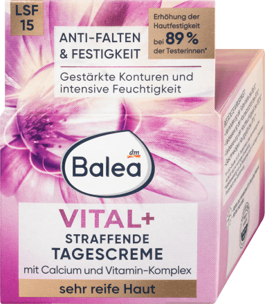 Balea, Vital+ Day Face Cream, SPF15, 50 ml