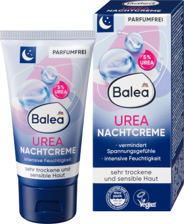 Balea, Urea, Night cream 5% Urea, 50 ml