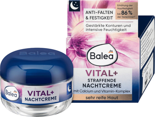 Balea, Vital+ Night Face Cream, 50 ml