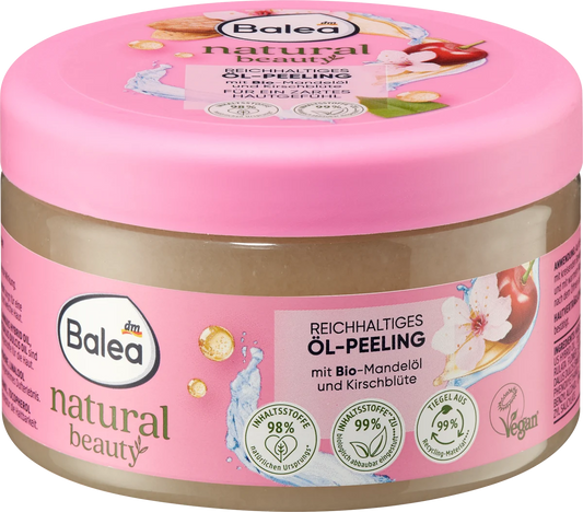 Balea Natural Beauty Peeling, 300 g