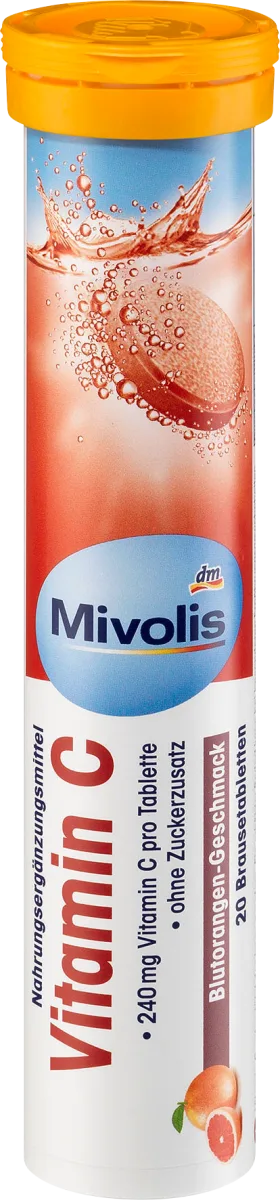 Mivolis Vitamin C effervescent tablets, 82 g